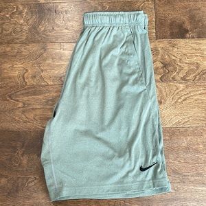 Nike- dri fit gray gym shorts